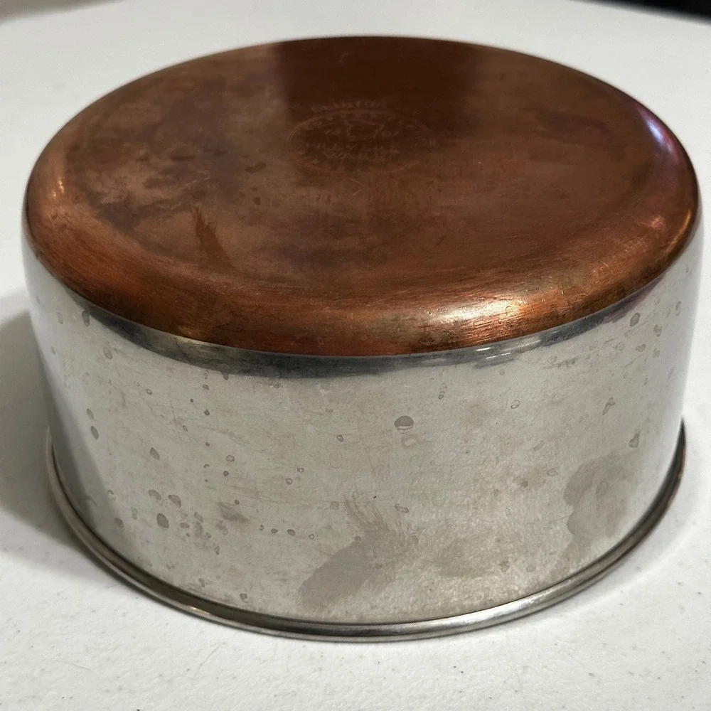 Revere Ware‎ Copper Clad Stainless Steel Saucepan & Lid 2 Qt Vintage pre-1968